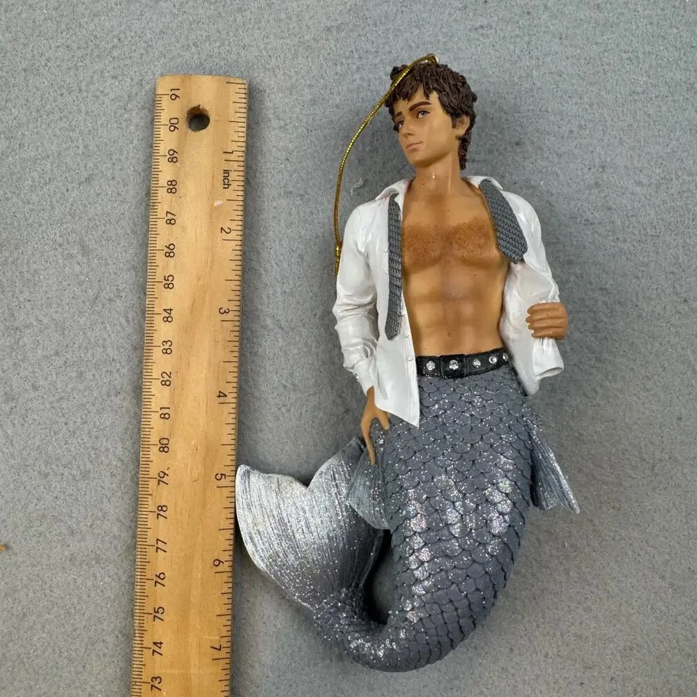 December Diamonds Fifty Shades of Grey Inspired Merman Silver Glitter Tail 2013
